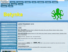 Tablet Screenshot of betynka.cz